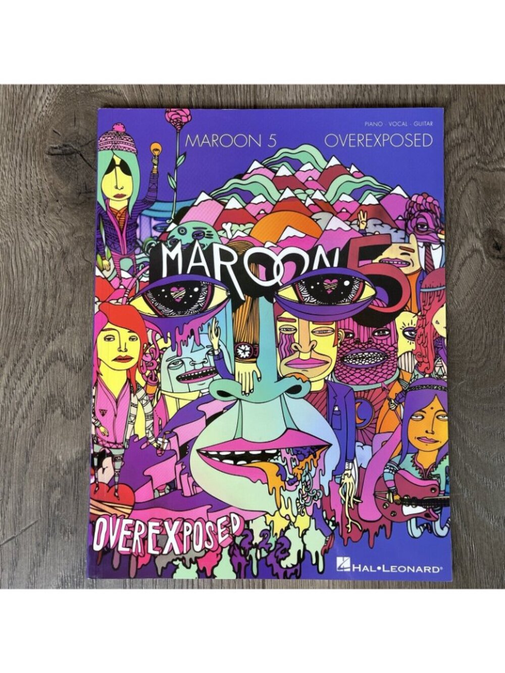Maroon 5 Overexposed Sheet Music Piano Vocal Guitar Songbook Hal Leonard - Picture 2 of 5
